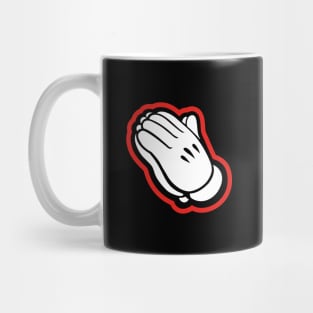 Praying hands-red Mug